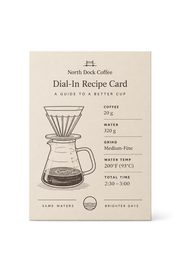 Dial-In Recipe Card — North Dock Coffee